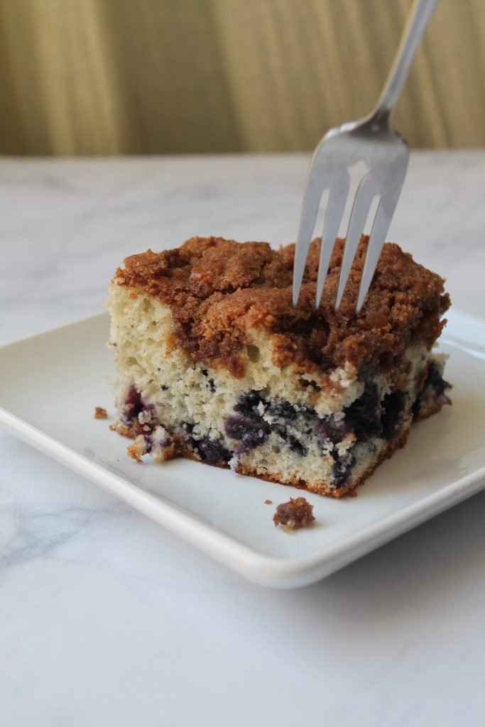 The Best Blueberry Streusel Coffee Cake - One Smith Day